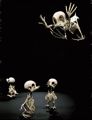 Museu suíço mostra "esqueletos" de personagens